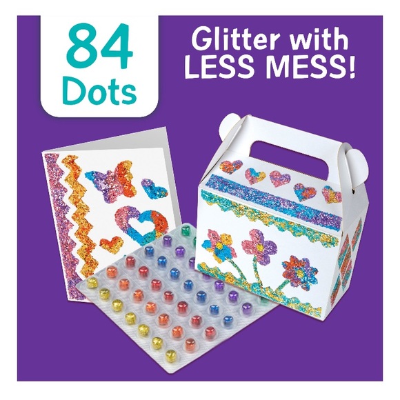 Crayola Glitter Dots Pastel Sparkle Station New - Picture 8 of 8